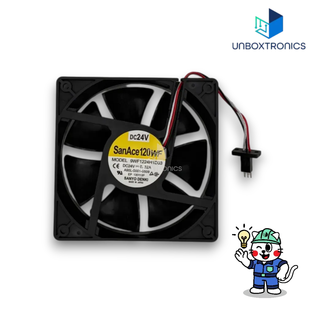 9WF1224H1D03 (A90L-0001-0509) Fan Sanyo Denki
