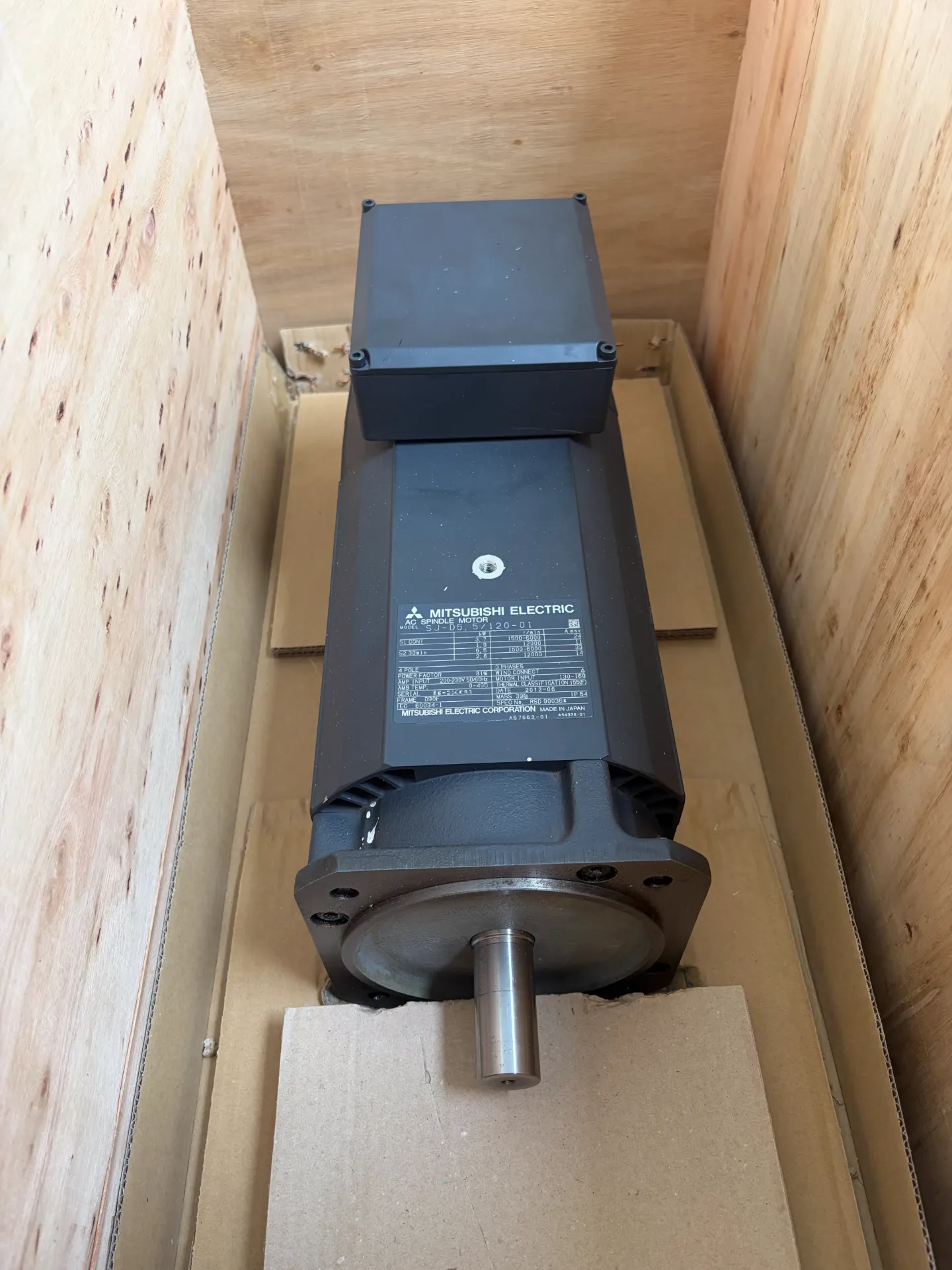 SJ-D5.5/120-1 Mitsubishi AC Spindle Motor