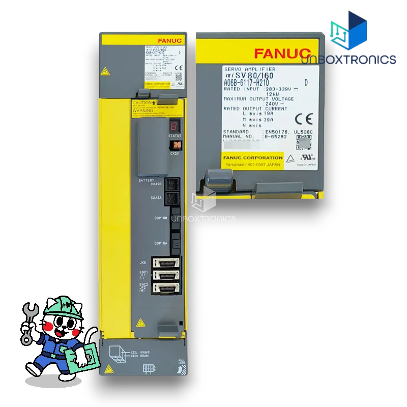 [A06B-6117-H210] A06B-6117-H210 Fanuc Servo Drive