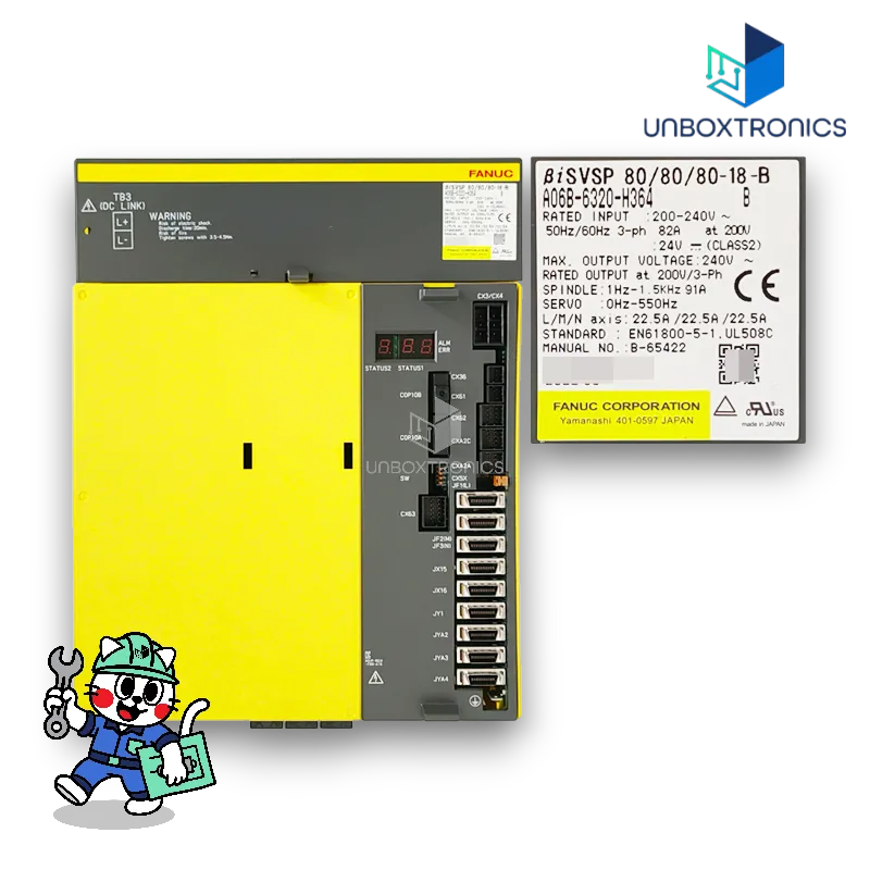 [A06B-6320-H364] A06B-6320-H364 Fanuc Servo Amplifier